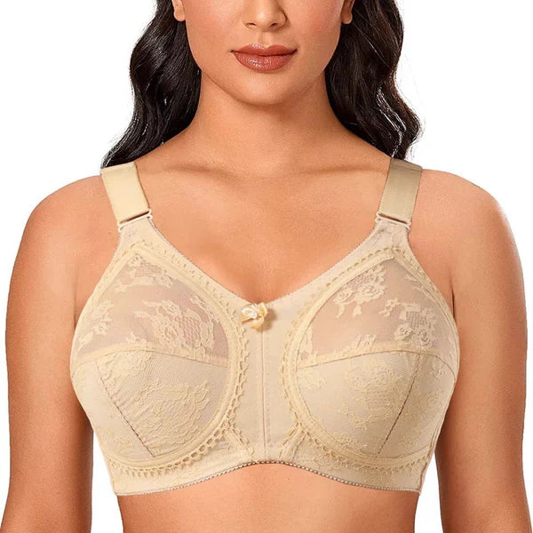 Doreen Comfort Support Bra – Full Coverage Wireless Everyday Bra