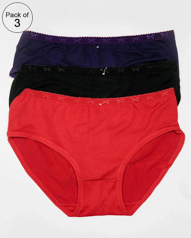 "Pack of 3 Seamless Cotton Briefs – Ultimate Comfort & Style!"